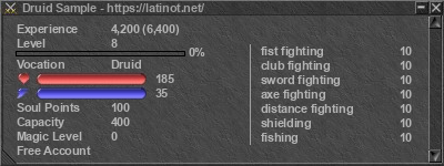 Signature for player Druid Sample